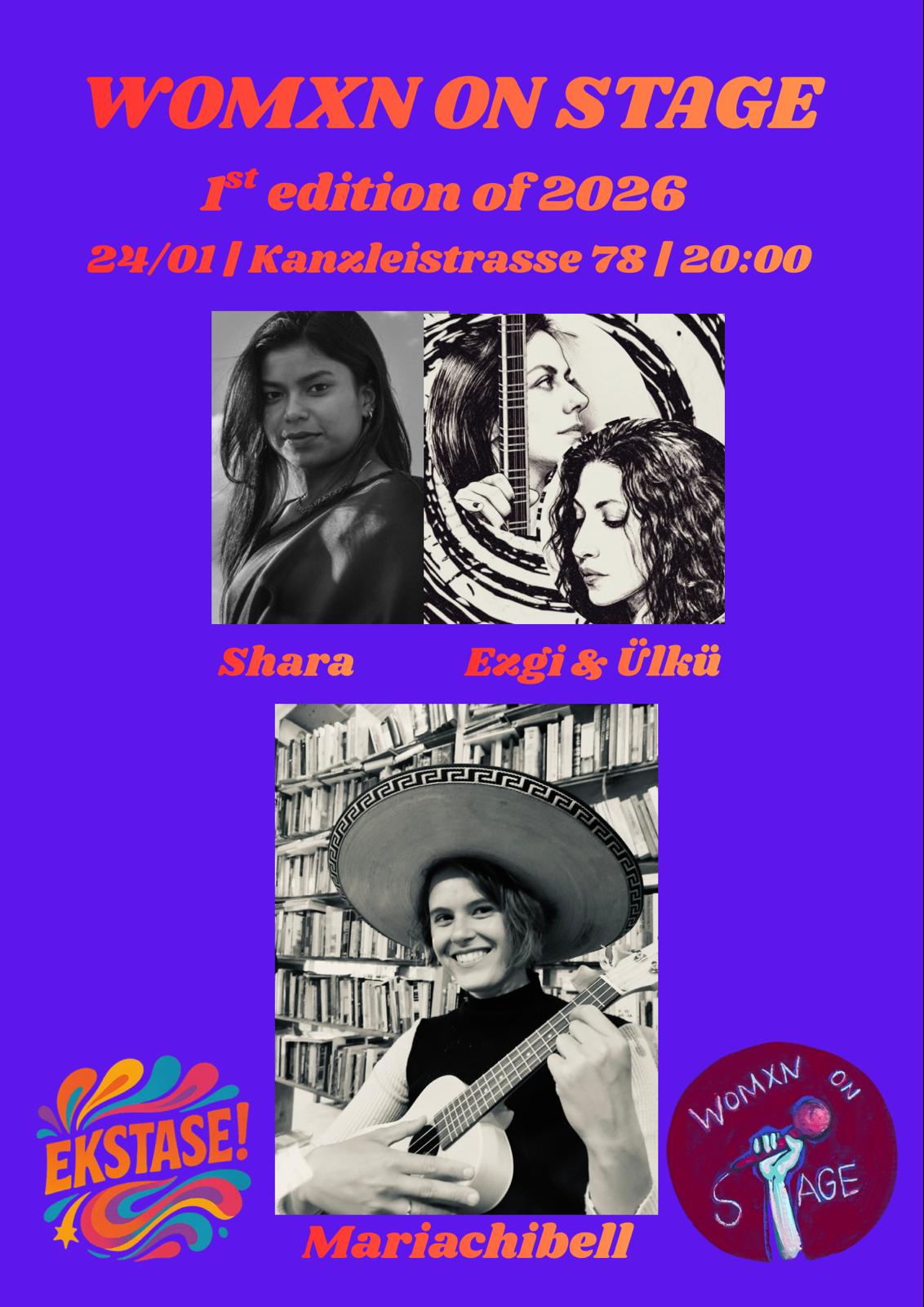 Flyer zu Womxs on Stage update