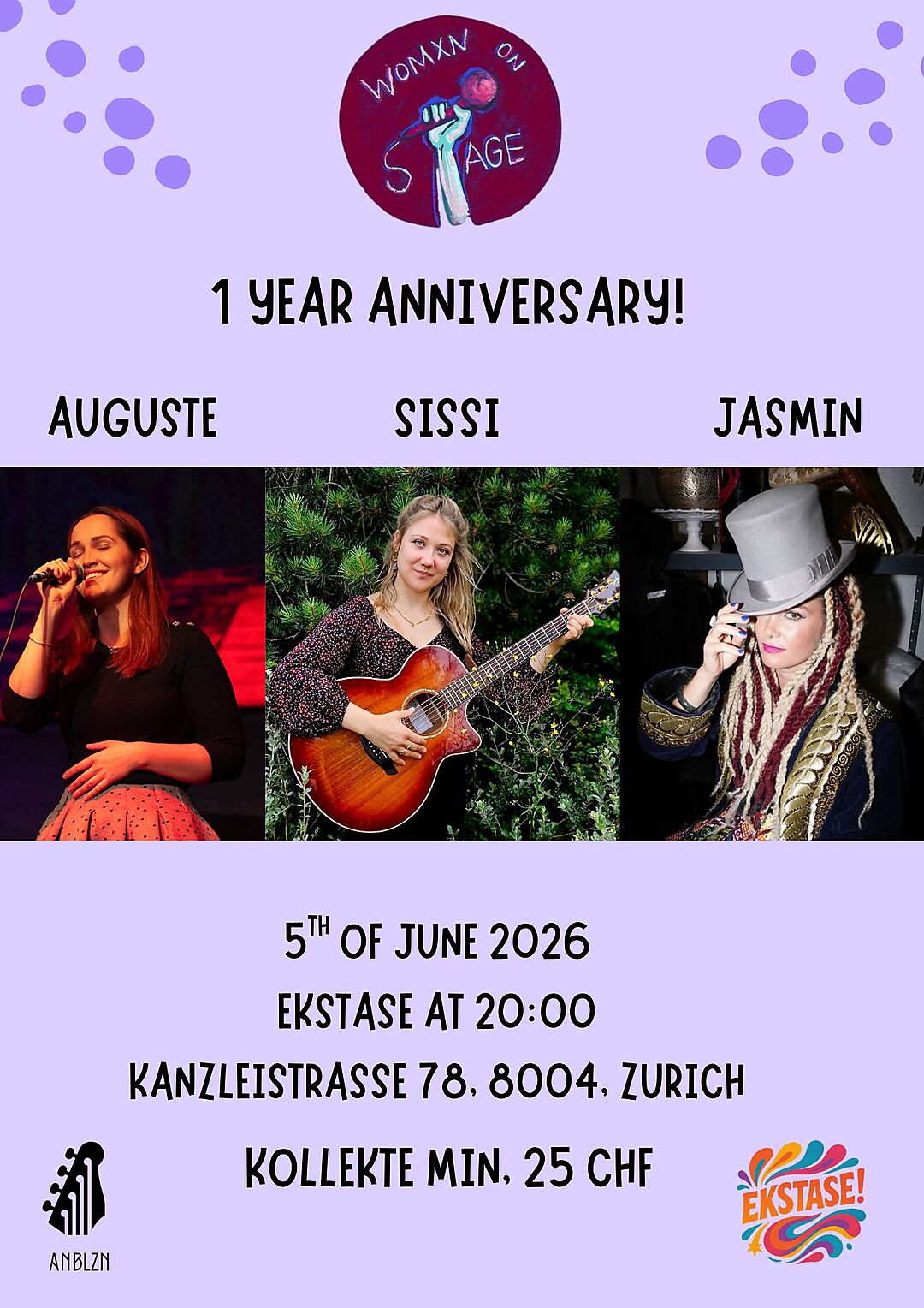 Flyer zu Womxs on Stage